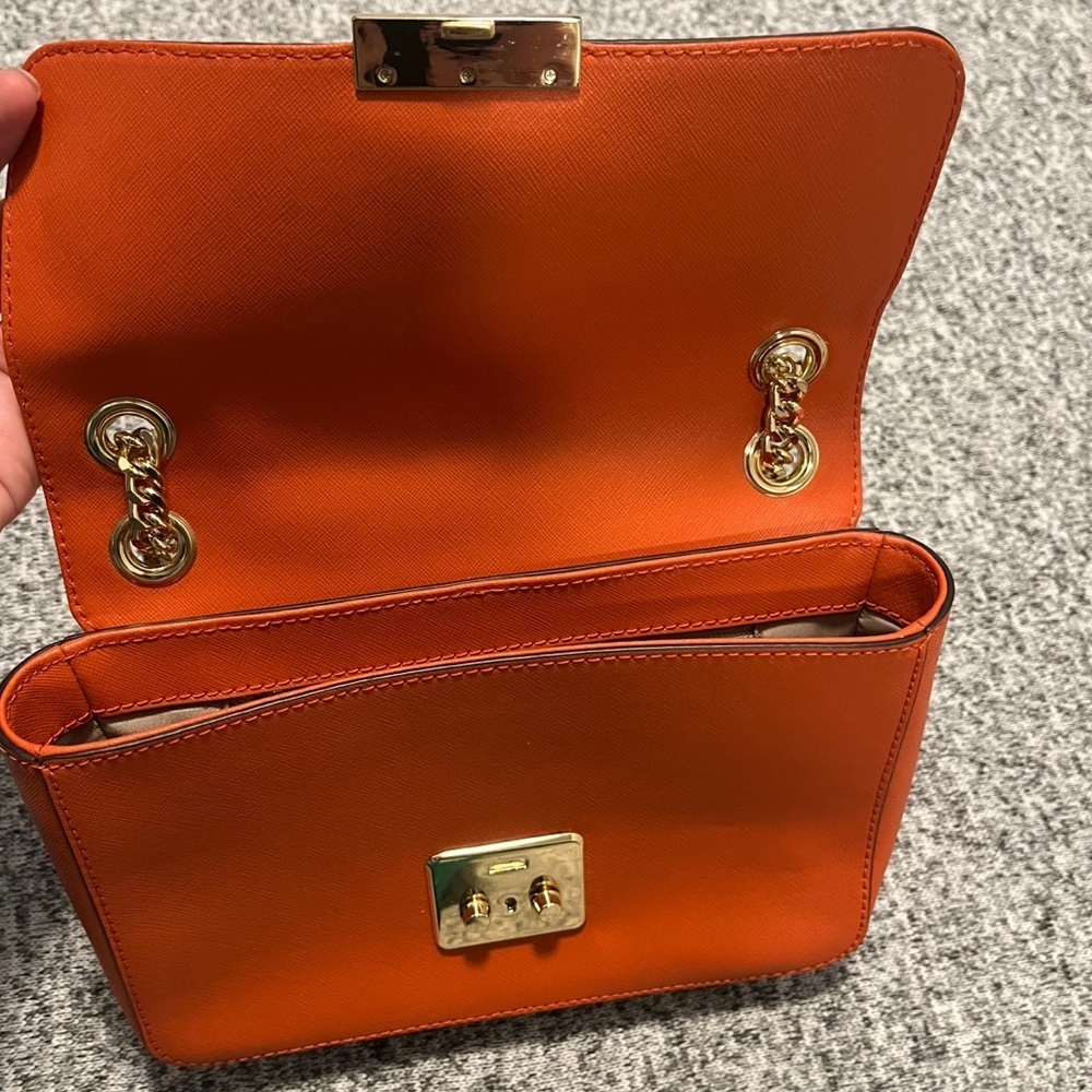Michael Kors Brandi Medium Saffiano Leather Shoulder/Crossbody Bag - Picture 11 of 14